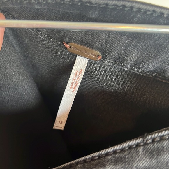 Free People Side Button Black Mini Skirt - Picture 7 of 7